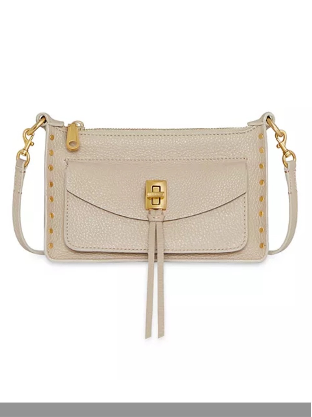 Rebecca Minkoff Darren Mini top Zip leather Crossbody bag
